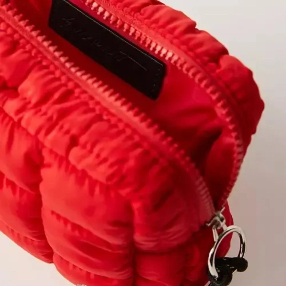 FP Movement by Free People Quilted Mini Case Winterberry Red NWT
